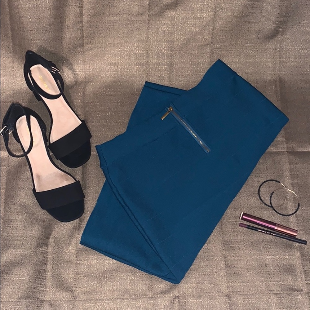 Teal Pencil Skirt!